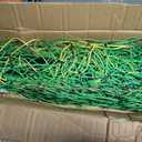 Electric Fence Netting, 49.6" H x 164'L Portable Livestock Nets for Cattle, Sheep, Goat, Hogs, Larger Animals, Electric Fencing with 14 Pre-Assembled Double-Spiked Posts for Backyards, Ranches, Farms