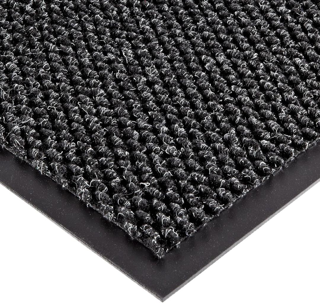 Notrax 136 Polynib Entrance Mat, for Home or Office, 2' X 3', Black