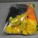 90 Pcs Marigolds Artificial Flowers Heads Bulk Mexican Party Decorations 4.72'' Artificial Butterfly 1.2'' 2'' 3.5'' Silk Marigold Flowers for DIY Xmas Party Garland (Red,Yellow,Orange)