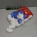 Syhood 50 Pcs 4th of July Marigold Flower Bulk Memorial Day Decorations Patriotic Flowers for Floral with Stems DIY Garland(2.4 Inch, Independence Day Colors) (Blue, Red, White)