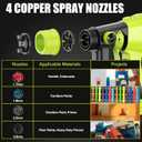 Paint Sprayer for Ryobi One+ 18V Battery w/1000ML Large Container, Even Coverage, No Clogging, Handheld Cordless Painting Spray Gun for Small and Meduim Projects: Fence, Cabinets, Chairs(No Battery)