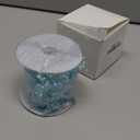 16 ft Ocean Themed Garland Ocean Beaded Starfish Shell Decor Coastal Beaded Beach Garland for Mantle Fireplace Summer Wedding Home Decor Supply(Blue)