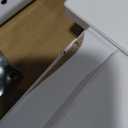 OtterOasis Kitchen Island Cart with Storage, Small Kitchen Island on Wheels with Large Drawer, Adjustable Shelf & Towel Rack, Rolling Island Table for Kitchen & Dining Room, White