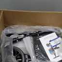 Knee Scooter Steerable Knee Walker Deluxe Medical Scooter for Foot Injuries Adult Compact Crutches Black