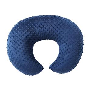 Nursing Pillow Cover Breastfeeding Pillow Cases Minky Dot Slipcover (Estate Blue)