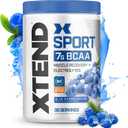 XTEND Sport BCAA Powder Blue Raspberry Ice - Electrolyte Powder for Recovery & Hydration with Amino Acids - 30 Servings