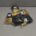 5 x JOJO FLY 50 Pcs 12 Inches Black and Gold Balloons, Gold Confetti Balloons, Gold Metallic Balloon, Hollywood, Birthday Party Decorations, Graduation Balloon Garland Arch Kit, New Years Eve Decorations