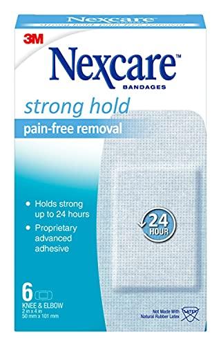 Nexcare Sensitive Skin Bandages,Knee and Elbow 6 ea ( Pack of 3)