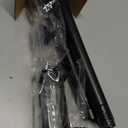 Industrial Curtain Rods 32 to 48 Inch, Black Rustic, Indoor/Outdoor, Adjustable Telescope Design