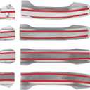 Chrome Door Handle Covers Trim Compatible with 2014-2024 Chevrolet Silverado+GMC Sierra Suvs Trucks Without Passenger Keyhole Exterior Accessories 8PCS