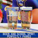 Greenline Goods – University of Pittsburgh Panthers College Pint Beer Glasses (Set of 2), 16 oz – Full-Color Logo + Campus Map