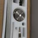 72Inch Large Brushed Nickel Ceiling Fans with Light and Remote Control,8 Wooden Blades,6-Speeed,3CCT,Quiet Reversible DC Motor,Indoor Outdoor Ceiling Fan for Patio/Living Room/Garden (Argent)