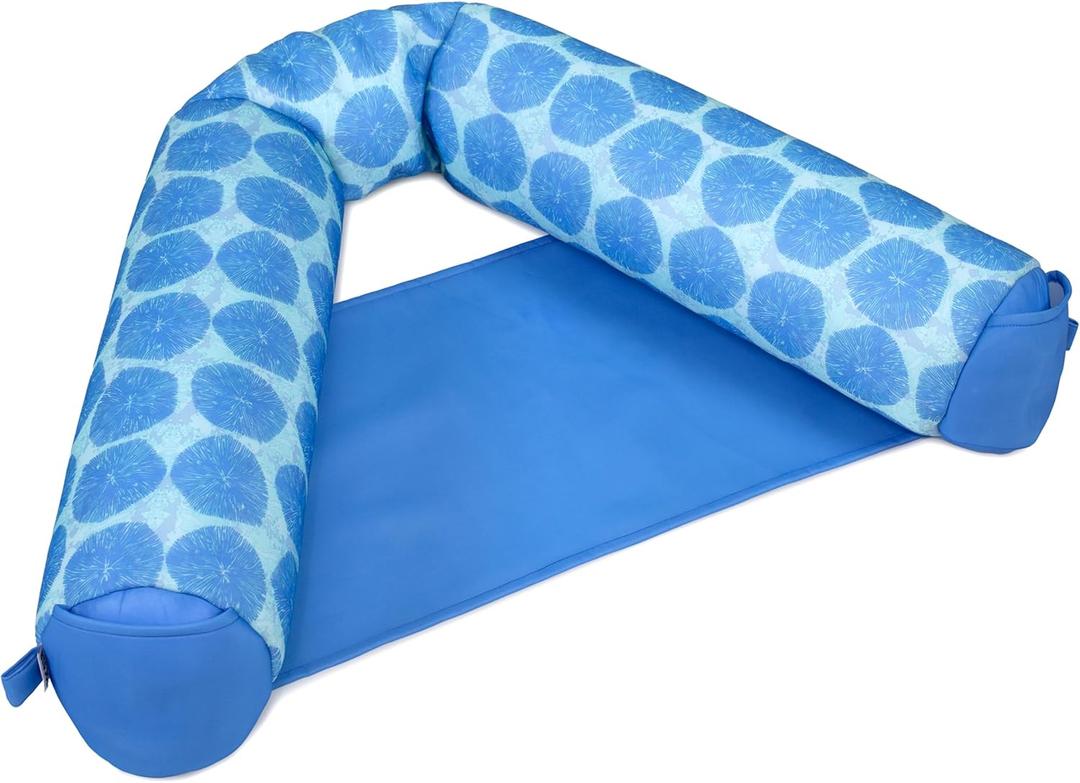 Big Joe Noodle Sling XL Pool Float, Coral Bloom, Doubled-Sided Mesh, Quick Draining Fabric, No Inflation Needed