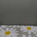 QJHOMO Gray Bathroom Rugs Cute Daisy Bath Mat White and Yellow Flower Decor Rug Non Slip Floor Carpet Microfiber Bathmat Super Absorbent Machine Washable Bathtub Mats for Shower (20x32 inch) (1'8" x 2'8" (Rectangular))