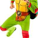 Rubies Men's Teenage Mutant Ninja Turtles Deluxe Raphael Costume Jumpsuit, Shell, and Eye-mask, X-Large (XL)