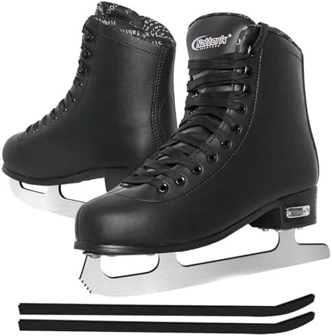 MammyGol Womens/Misses/Girls Lace up Light Support Ice Figure Skates Women Size Women 10 / Men 9