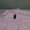 Alimens & Gentle Mens Solid Oxford Shirt Long Sleeve Dress Shirt Work Casual Button Down Shirts with Pocket, L