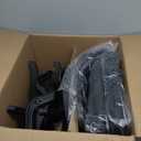 BestOffice | Ergonomic Office Chair | Mid-Back Swivel Desk Chair | Breathable Backrest & Lumbar Support | Adjustable Height | Sponge Seat | Rolling Wheels | Black | for Adults & Women | Pack of 2