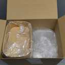 Maxdot 50 Pack Disposable Food Containers with Lids Paper Food Containers Bowls for Meal Prep, Salad, Ice Cream, Yogurt, Soup Bowls Party Leftover Box(Brown,17 oz)