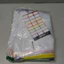 24pcs Mesh Zipper Pouch File Bags Puzzle Storage Bags, A3 17x12 Inches Large Reusable Zipper Pouches for Organizing Classroom Board Game Organization (8 Colors)