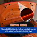 LED Truck Lid Strip Light for Mazda MX-5 Miata ND 2015-2023, Waterproof Red Color & Bright LED Tail Light Bar Strip Not for 2024 Model Onwards Plug-and-Play