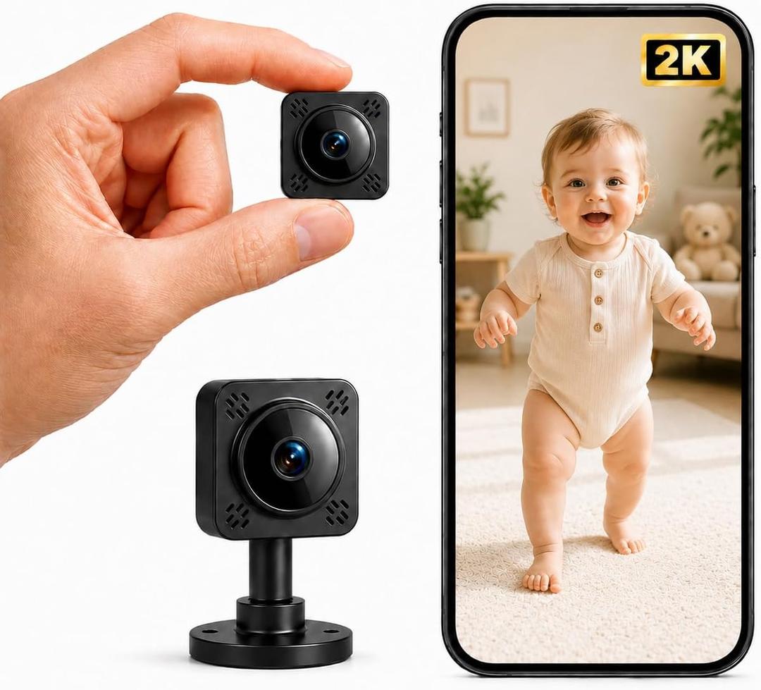 Mini Hidden Camera Nanny Cam Wireless with FREE Cloud for Home Security