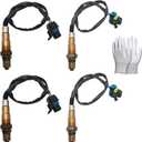 Oxygen Sensor Upstream & Downstream O2 Sensor Fit for 2011 Chevy Camaro 1LT LS LT LT, for 2010 Chevy Camaro LS LT, Oxygen O2 Sensor 4 PCS Replace OE# 234-4441, 234-4818