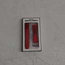 Kai Tian 20mm Silicone Watch Band Replacement, Curved End Watch Band Sporty Rubber Watch Bands for Men Women, Red and Black Stith