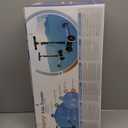 Besrey Kick Scooter for Kids Ages 3-10, 3-Wheel Folding Scooter with Adjustable Height, LED Light Wheels, Extra Wide Deck for Outdoor Activities (Blue)