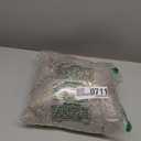 TERLYTEX Metallic Grey Sheer Curtains, Gold Foil Sparkle Glitter Curtains 96 Inch Length for Living Room, Rod Pocket Privacy Window Sheer Curtains, 52 x 96 Inch, 2 Panels, Gold Grey