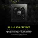 MSI MAG A750GL PCIE5, Fully Modular Compact Gaming 750W Power Supply, 80+ Gold, ATX 3.1 & PCIe 5.1 Ready, Native Dual-Color 12V-2x6 Cable, 