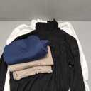 Huukeay 4 Pack Men's Turtleneck Shirts, Long Sleeve Casual Pullover Lightweight Slim Fit Sweater Basic Thermal Underwear Tops (X-Large, Black, Dark Blue, Gray Khaki, Beige White)