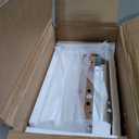 ChooChoo Bathroom Wall Cabinet with 2 Doors, Over The Toilet, 8.8"D x 21.1"W x 24"H