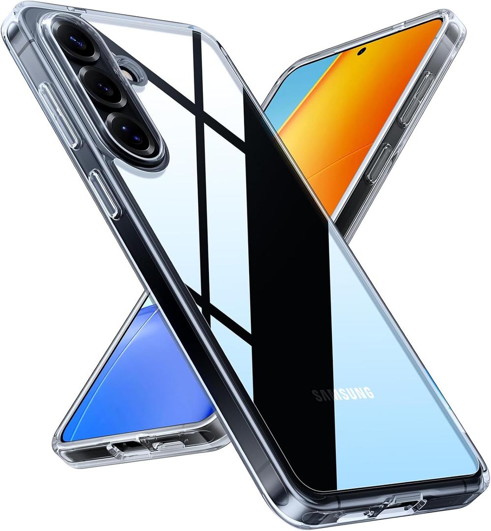 TORRAS for Samsung Galaxy S26 Plus Case Clear, [2026 Upgraded Non-Yellowing] [12FT Military-Grade Protection]Transparent Slim Case for Samsung S26 Plus Case Thin, Diamond Clear, Hard, S26+ Case, 6.7''