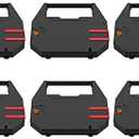 Bigger Compatible Correctable Typewriter Ribbons Used with Adler Royal 600, DATAPRODUCTS R7310, NAKAJIMA AX, AE500-AE700, EW and WPT Series, WPT-150, WPT-160, 6 Packs