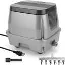 AquaMiracle Linear Air Pump ZP-60 for Pond Aeration, 950GPH Septic Air Pump Pond Aerators for Outdoor Ponds, Waste Treatment, Aquarium, Fish Farm, Seafood Restaurant, 950GPH(60LPM)