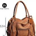 Women's Large Tote Bag City Tote Bag Purse with Zipper Women Vegan Leather Hobo Handbags with Adjustable Strap