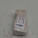 NICETOWN Closet Curtains, Accordion Linen Door Curtains for Doorways, Folding Door Curtain for Room Divider and Privacy, 80 inches Long Bedroom Living Room, 1 Panel, 38" Wide, Natural