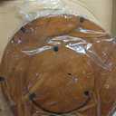 AMH 18-Inch Farmhouse Oak Lazy Susan Organizer, Walnut Finish