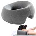MOONYOOY Massage Head Rest for Bed, Face Down Pillow with Air Vent, Face Cradle for Spa & Stomach Sleeping, BBL Pillow After Eye Surgery, Massage Pillows for Prone Sleeping with Face Cradle Pad