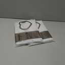 2 x MIULEE Blackout Valance Rod Pocket Thermal Insulated Window Treatment Tiers Solid Short Curtain for Small Window Bedroom 52 x 18 Inches 1 Panel Greyish White