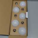 Sunco 10 Pack G25 LED Light Bulbs, Vanity Globe Light Bulbs for Bathroom, 450 LM, 3000K Warm White, 6W (40W Equivalent), Dimmable Mirror Vanity Decorative Bulb, E26 Base UL