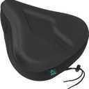 Zacro Oversized Bike Seat Cushion for Men and Women, Extra Comfortable Wide Gel Padded Bicycle Seat Cover, Compatible with Road Mountain Peloton Stationary Bike