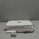 wlich Microfiber Mop for Cleaning Floors,55 Inch Extendable Flat Mop with 4 Reusable Washable Pads, 1 hook, 1 wall piece, and 1 scraper, Wet Dry and Dust Mops for Bathroom Kitchen, Floor,Ceramic Tiles (White+Grey)