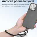 Hagibis USB4 Cable, 1ft Phone Lanyard Cable, 80Gpbs 240W 8K@60Hz Portable USB C to Type-C Wrist Lanyard for iPhone 17 16 15 Pro Max, iPad Pro, Thunderbolt 5/4/3, External SSD (Grey-30cm)