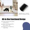 Quiet Ears for Dogs, Dog Calming Hoodie, Adjustable Dog Ear Muffs for Noise Protection, Ear Wrap Head Cover (M-Head Circle(13.7"~18.9"), Green)