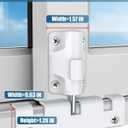 Sliding Door Lock Window Locks for Patio Sliding Glass Door Foot Lock Latch