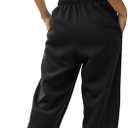 HeSaYep Women's High Waisted Sweatpants Workout Active Joggers Pants Baggy Lounge Bottoms (Black, S)