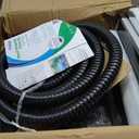 POPOSOAP Solar Pond Waterfall with 120W Solar Panel & 1600GPH Pond Pump, 10 Ft Corrugated Tubing, Filter Media, Pond Waterfall Kit for Outdoor Garden Pond, Streams P510X