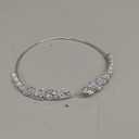 Your Always Charm Gold Rhinestone Arm Cuff Bracelet for Women Adjustable Sparkly Upper Arm Cuff Wedding Party Jewelry
